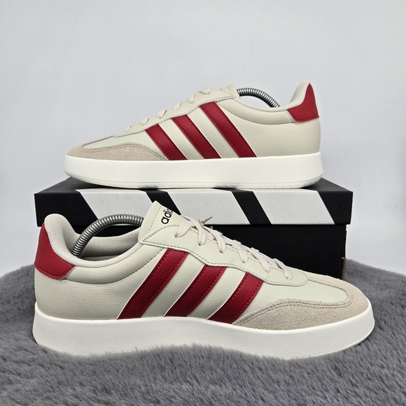 New Adidas Barreda Better Scarlet Wonder Beige JR1319 Men\'s Shoes Size 10.5 main image 6